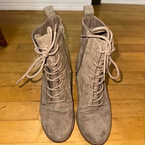 Suede Heeled Boots